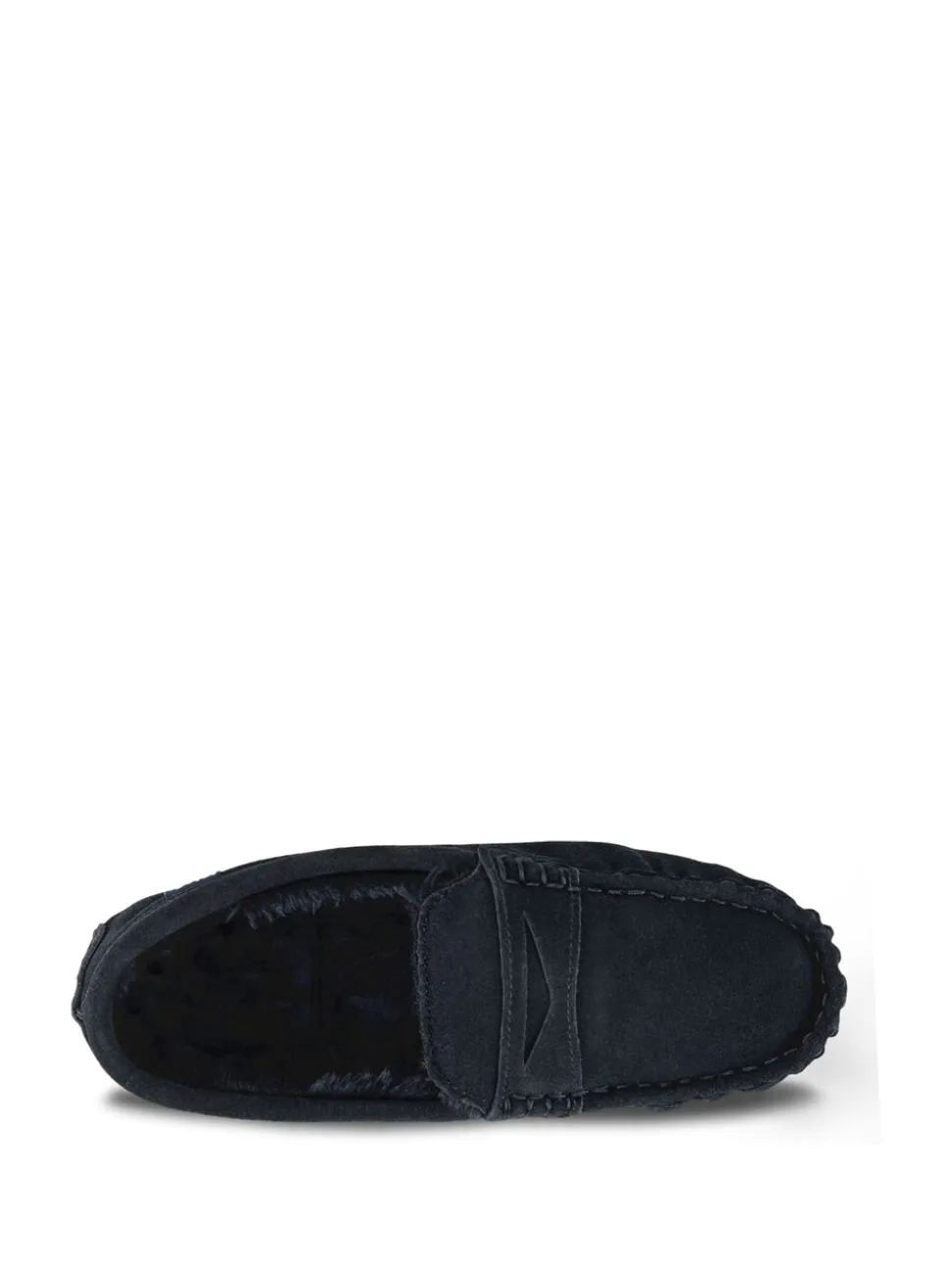 Blauw - Totes Isotoner Mens Suede Moccasin With Water Repellency