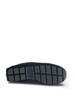 Blauw - Totes Isotoner Mens Suede Moccasin With Water Repellency