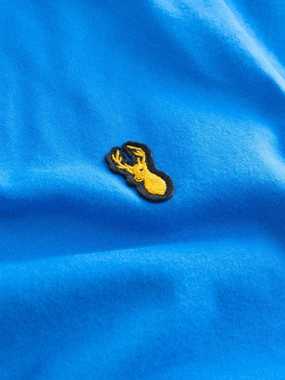 Blauw - T-shirts met korte mouwen en geborduurd rendier, verpakking van 4 (3-16jr)