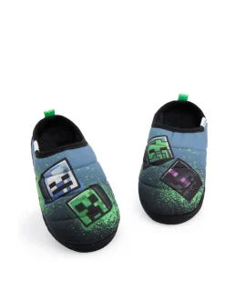 Blauw - Vanilla Underground Minecraft jongenspantoffels
