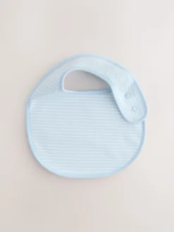 Blauw - Verpakking met 3 babyslabbetjes