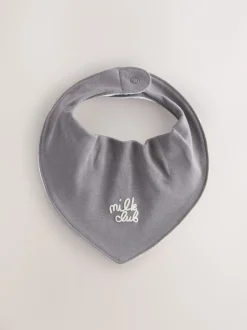 Blauw - Verpakking met 5 babyslabbetjes