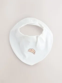 Blauw - Verpakking met 5 babyslabbetjes