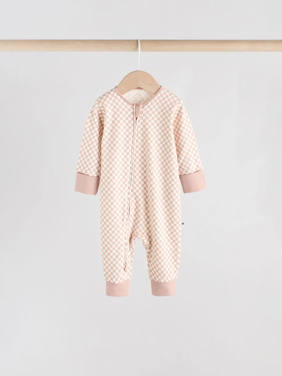 Blauw - Verpakking van 4 Baby slaappakjes zonder voetjes met tweewegrits (0mnd-3jr)