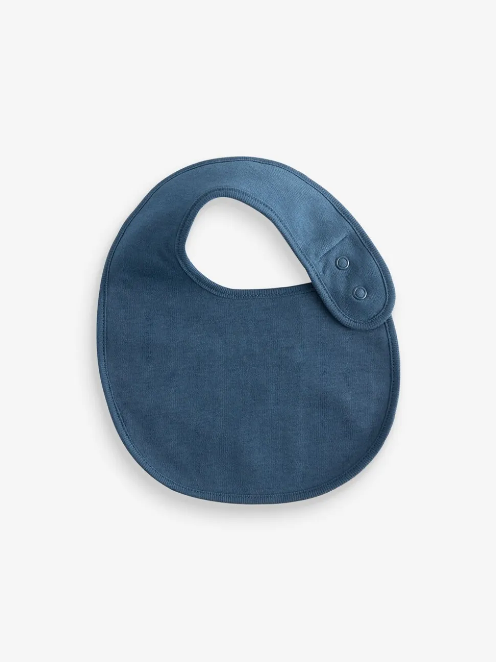 Blauw - Verpakking van 5 babyslabbetjes van 100% katoen
