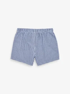 Blauw - Verpakking van 3 boxershorts van 100% katoen (2-16jr)
