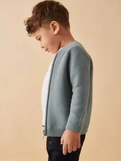 Blauw - Vest met ritssluiting (3 mnd-7 jr)