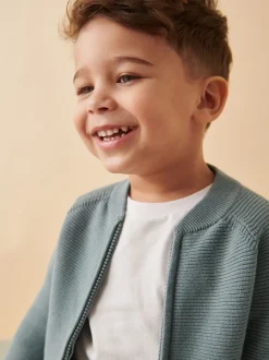 Blauw - Vest met ritssluiting (3 mnd-7 jr)