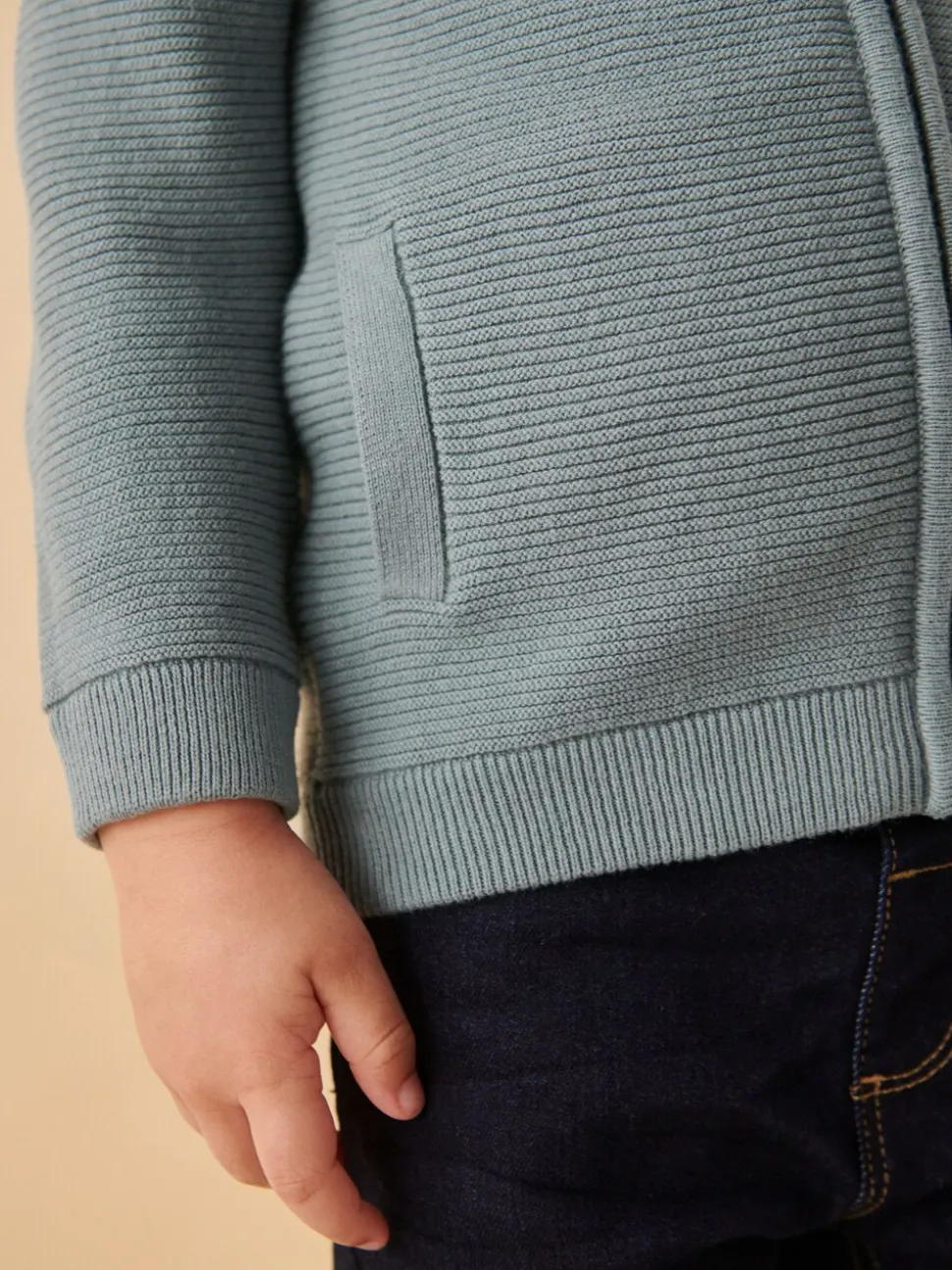 Blauw - Vest met ritssluiting (3 mnd-7 jr)