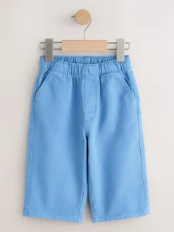 Blauw - Wijde broek met elastische taille (3mnd-7jr)