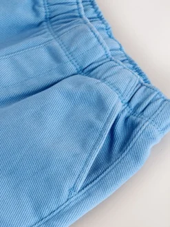 Blauw - Wijde broek met elastische taille (3mnd-7jr)