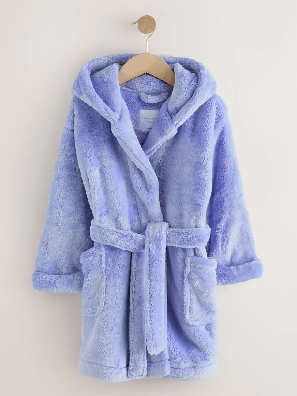Blauw - Zacht aanvoelende fleece kamerjas (9 mnd-16 jr)