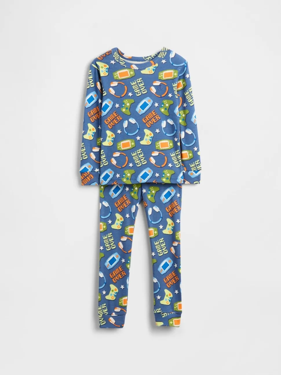 Blauw Gamer - Gap Brushed Cotton Pyjamas (6mths-5yrs)