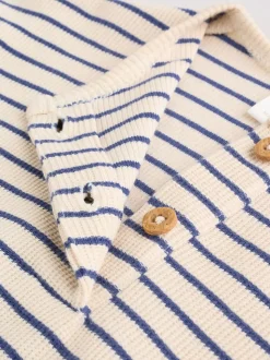 Blauw gestreept - Baby T-shirts met lange mouwen 4 stuks (0mnd-2jr)