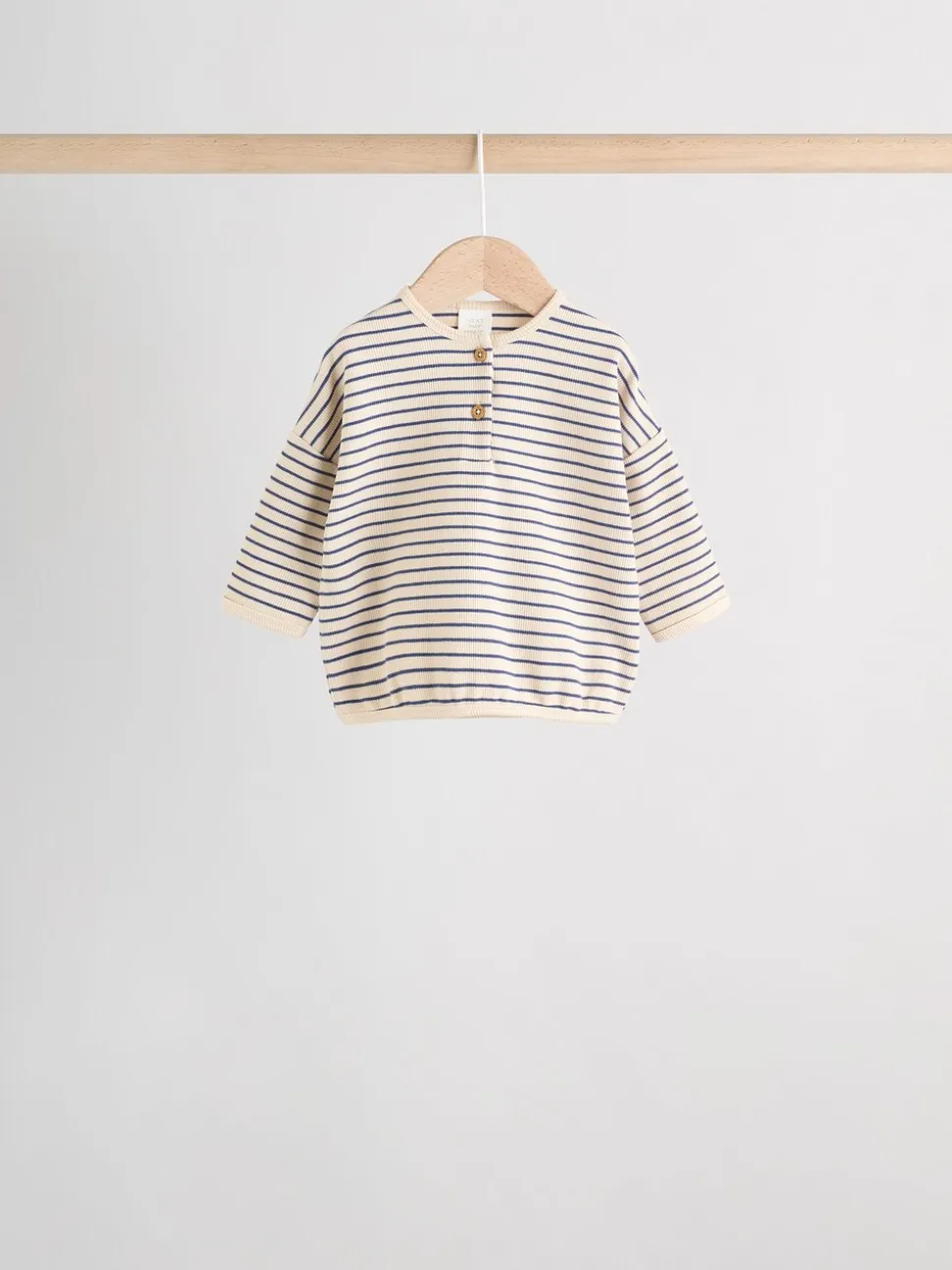 Blauw gestreept - Baby T-shirts met lange mouwen 4 stuks (0mnd-2jr)
