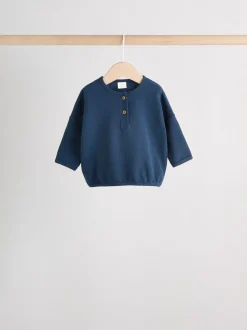Blauw gestreept - Baby T-shirts met lange mouwen 4 stuks (0mnd-2jr)