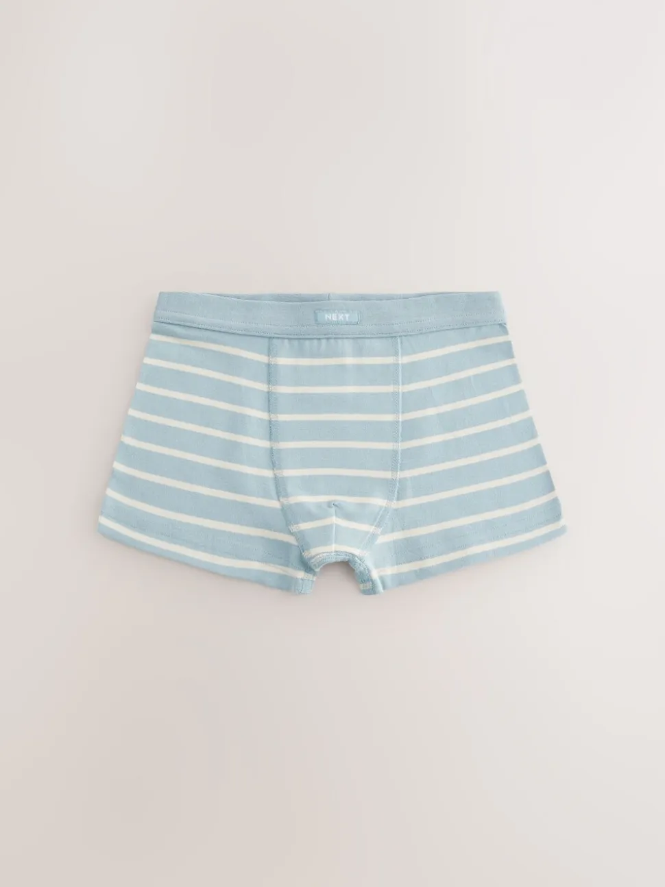 Blauw gestreept - Set van 7 boxershorts met zachte tailleband (2-16 jr)