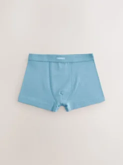 Blauw gestreept - Set van 7 boxershorts met zachte tailleband (2-16 jr)