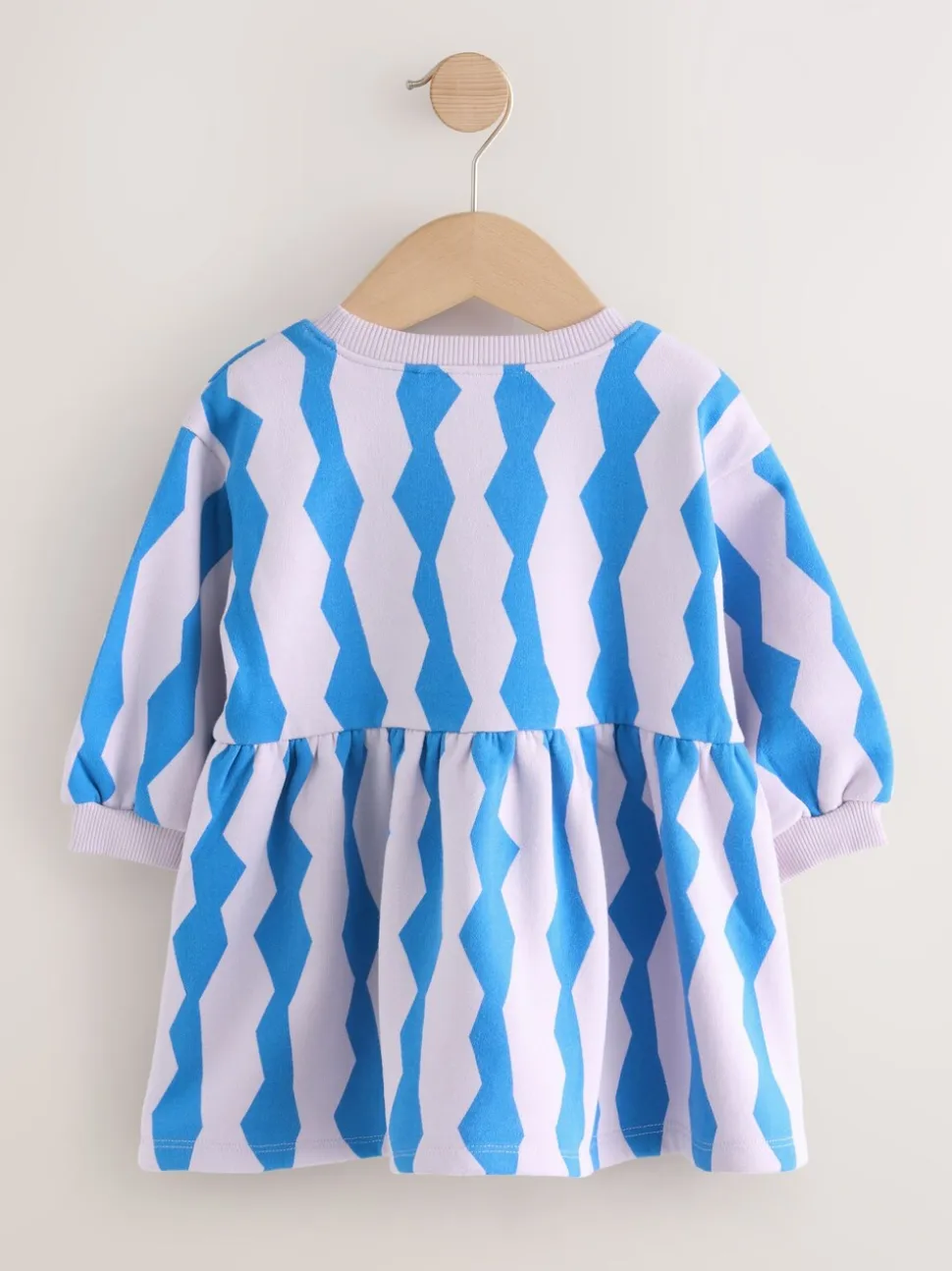 Blauw leeuw - Sweaterjurk (3 mnd-7 jr)