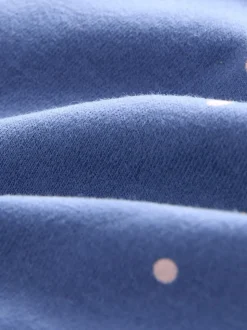 Blauw lieveheersbeestje - Versierde leggings (3 mnd-7 jr)