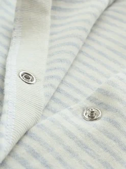 Blauw London - Verpakking van 3 babypyjama's (0-2jr)