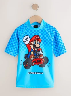 Blauw Mario - Surfhemdje (3-16 jr)
