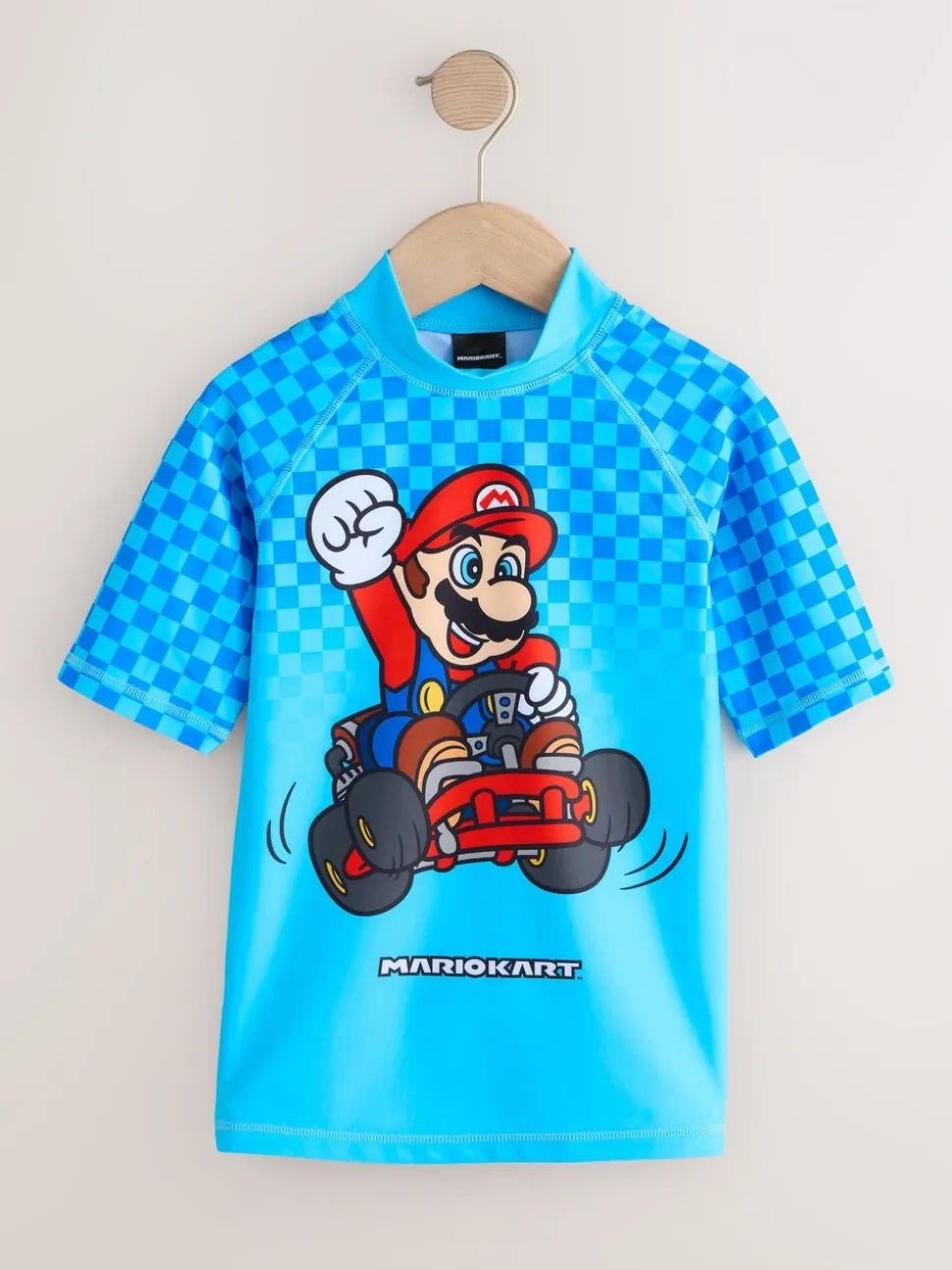 Blauw Mario - Surfhemdje (3-16 jr)