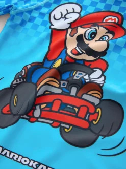 Blauw Mario - Surfhemdje (3-16 jr)
