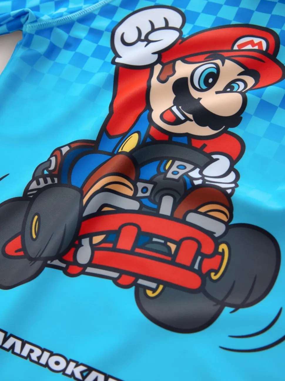 Blauw Mario - Surfhemdje (3-16 jr)