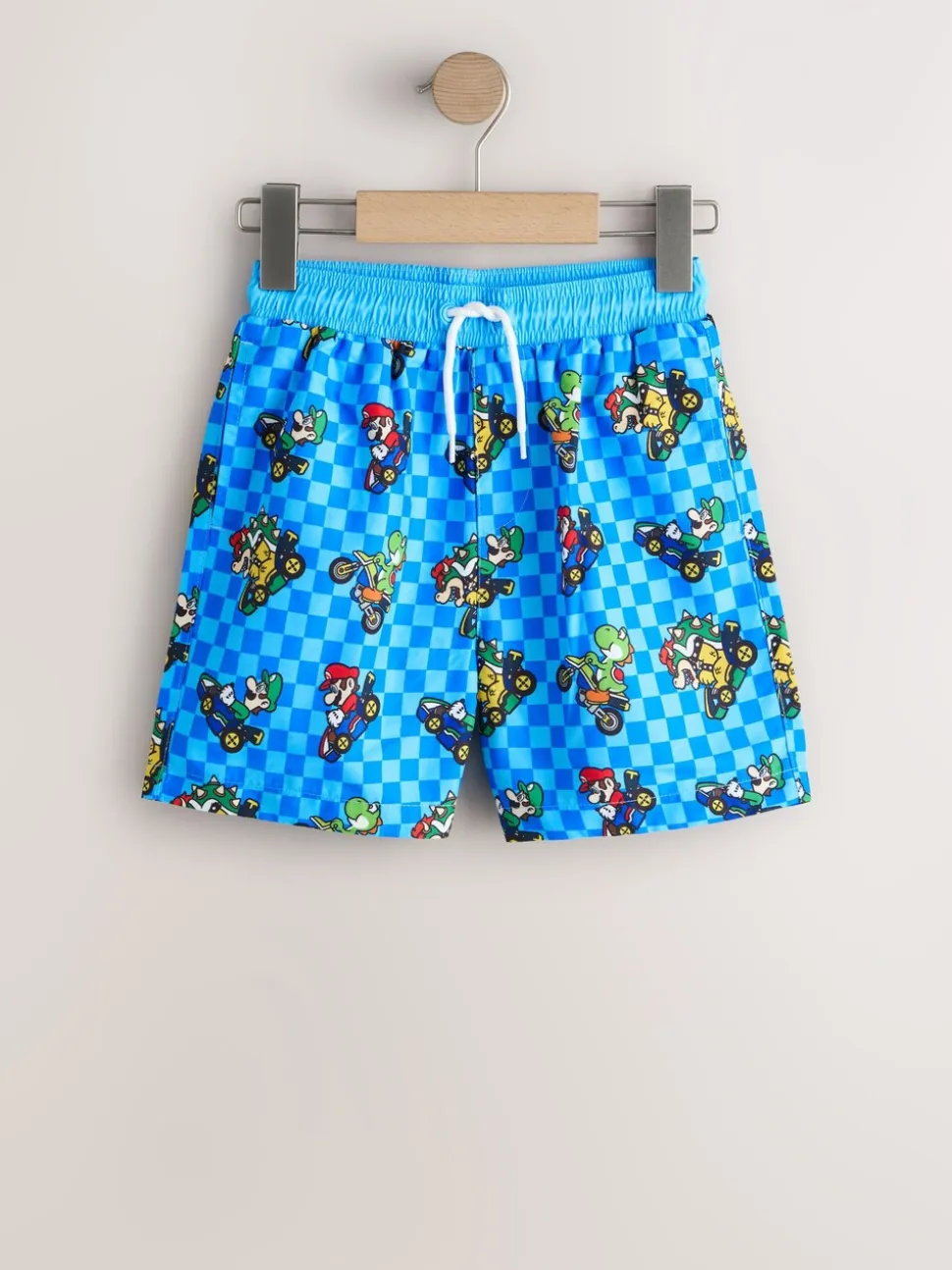 Blauw Mario - Zwemshort (3-16 jr)