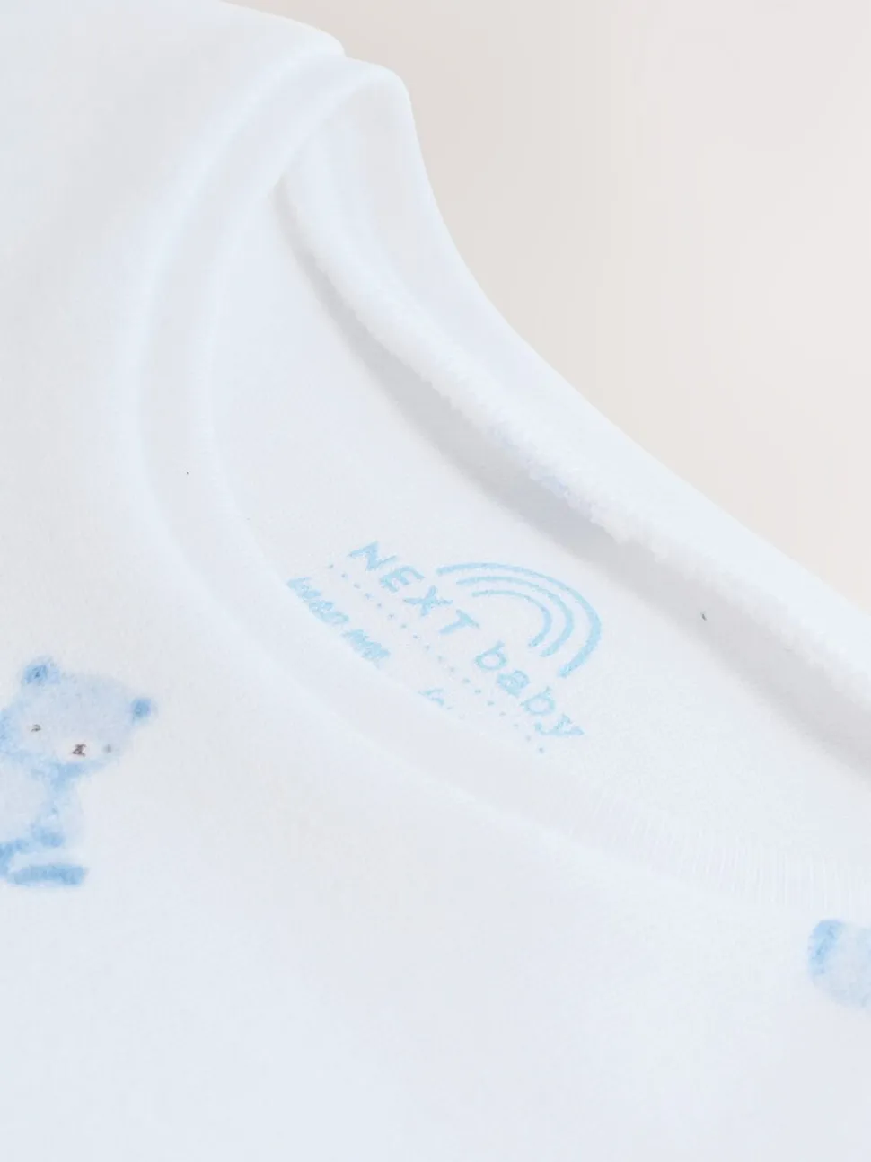 Blauw met beren - Corduroy bretelbroeken en Bodysuit set (0mnd-2jr)