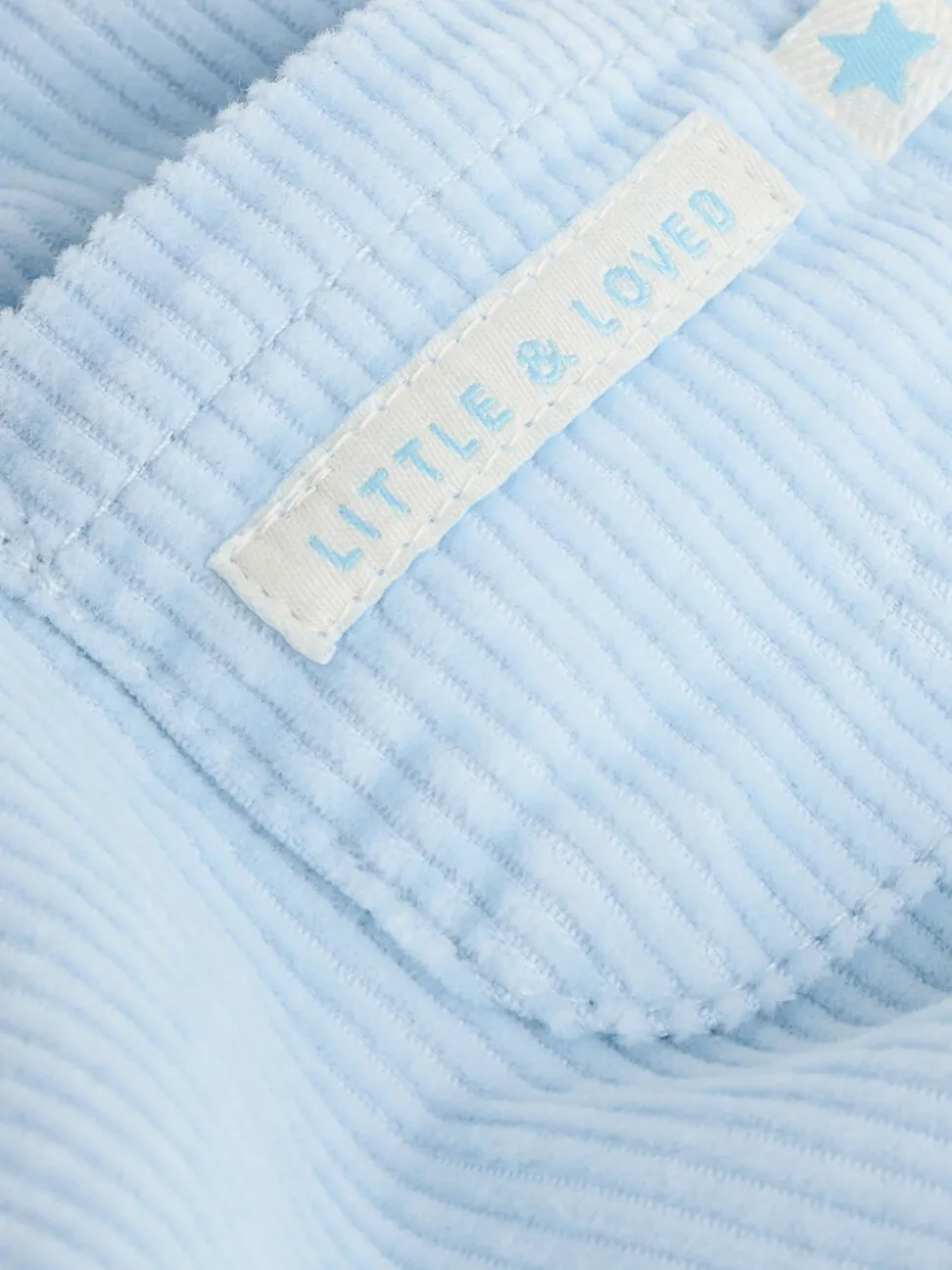 Blauw met beren - Corduroy bretelbroeken en Bodysuit set (0mnd-2jr)