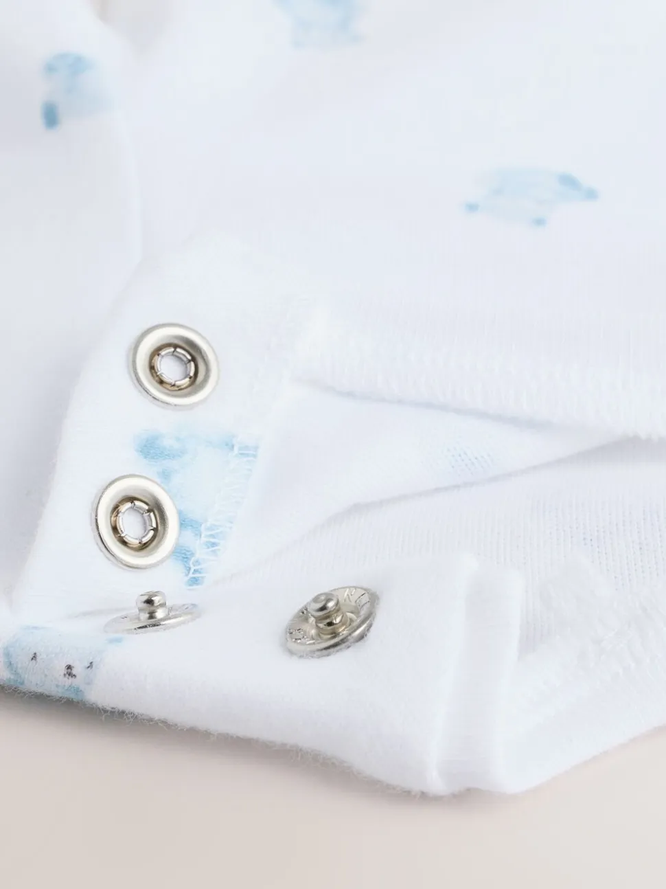 Blauw met beren - Corduroy bretelbroeken en Bodysuit set (0mnd-2jr)