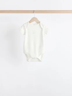 Blauw met beren - Set van 5 babyrompertjes