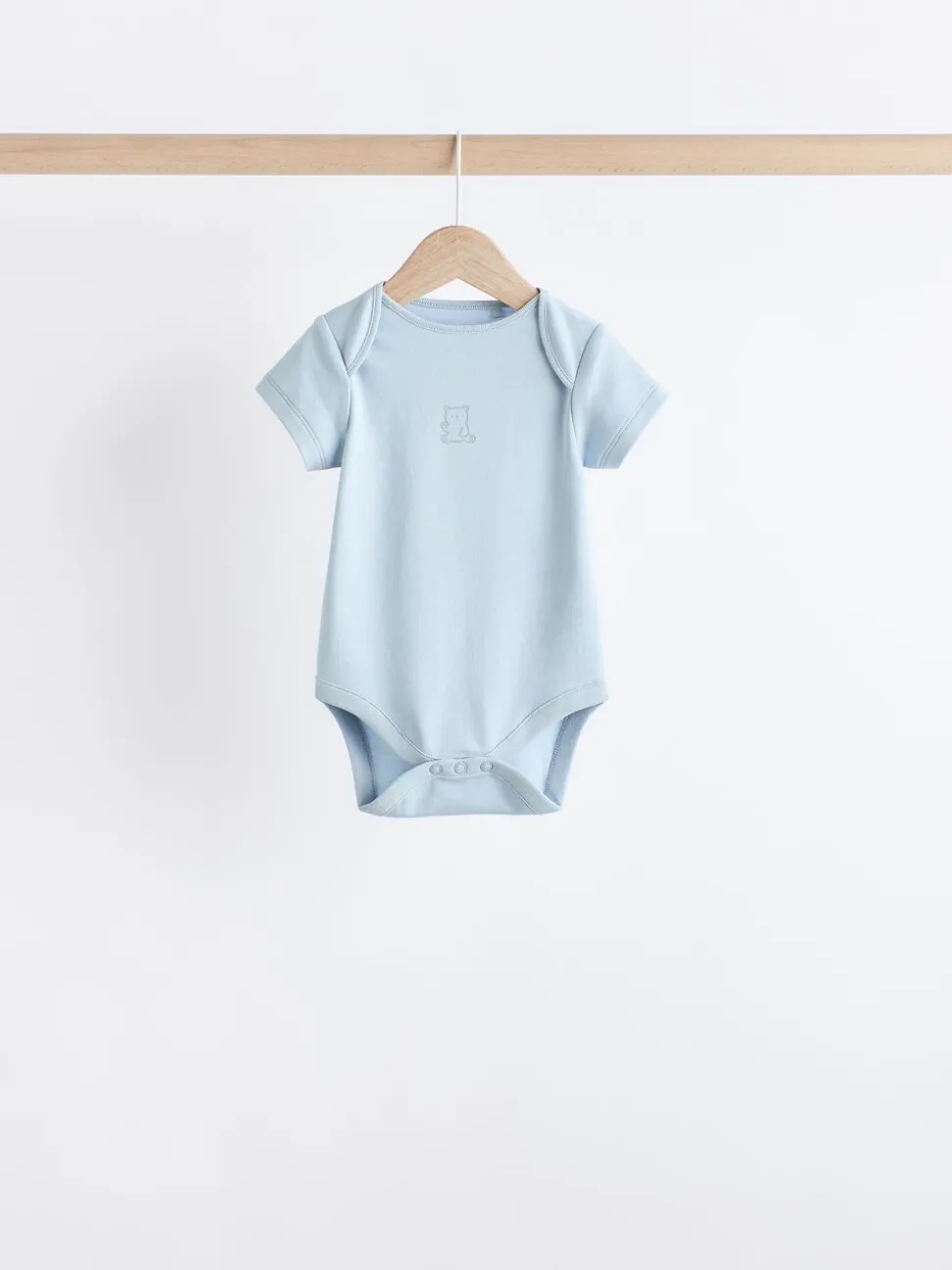 Blauw met beren - Set van 5 babyrompertjes