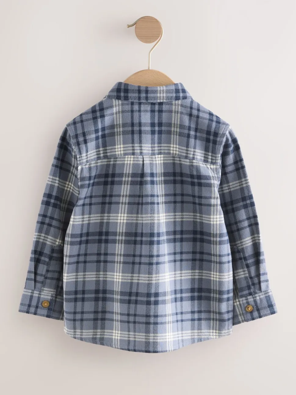 Blauw met beren - Shirt met Character lange mouwen (3mnd-7jr)
