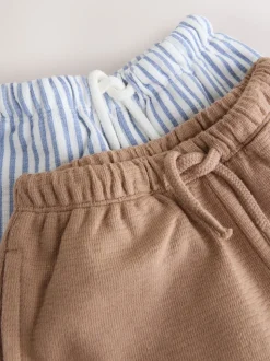 Blauw met beren - Short Sleeve T-Shirt and Lightweight Joggers 2 Pack Set (3mths-7yrs)