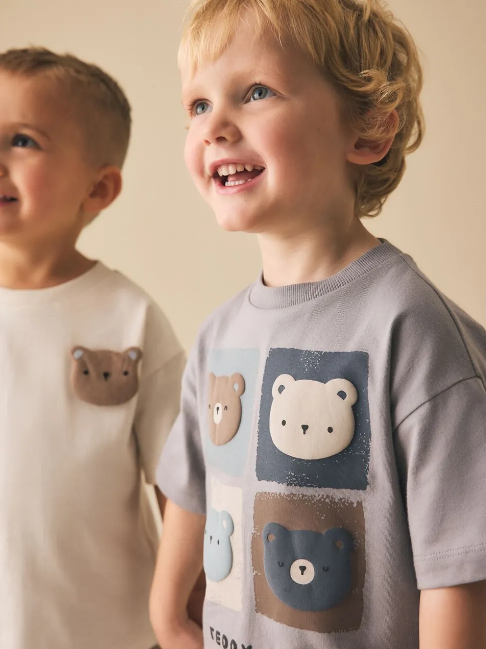 Blauw met beren - Short Sleeve T-Shirt and Lightweight Joggers 2 Pack Set (3mths-7yrs)