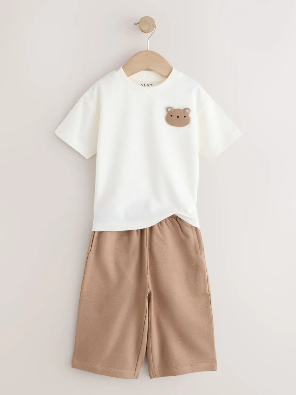 Blauw met beren - Short Sleeve T-Shirt and Lightweight Joggers 2 Pack Set (3mths-7yrs)
