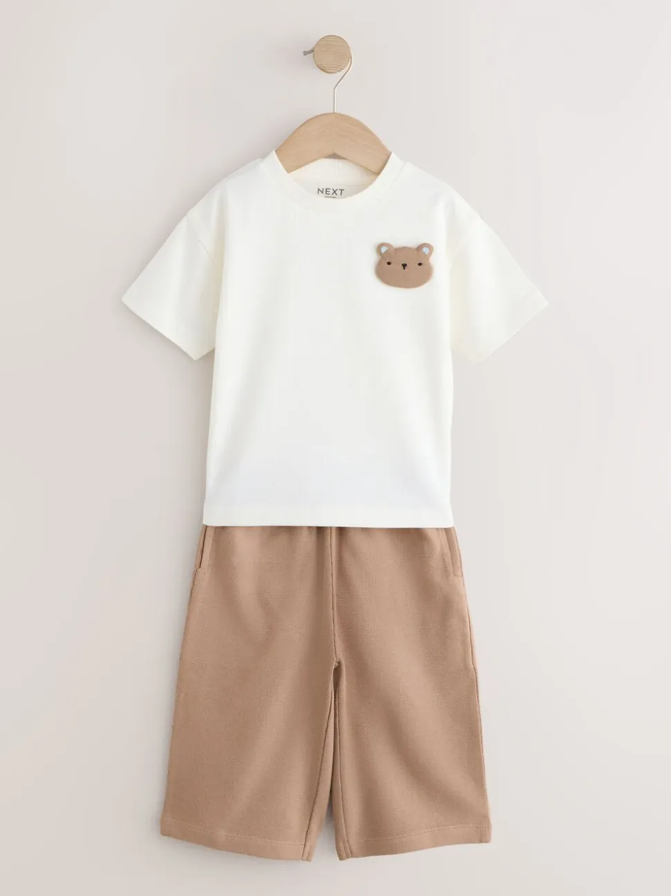 Blauw met beren - Short Sleeve T-Shirt and Lightweight Joggers 2 Pack Set (3mths-7yrs)