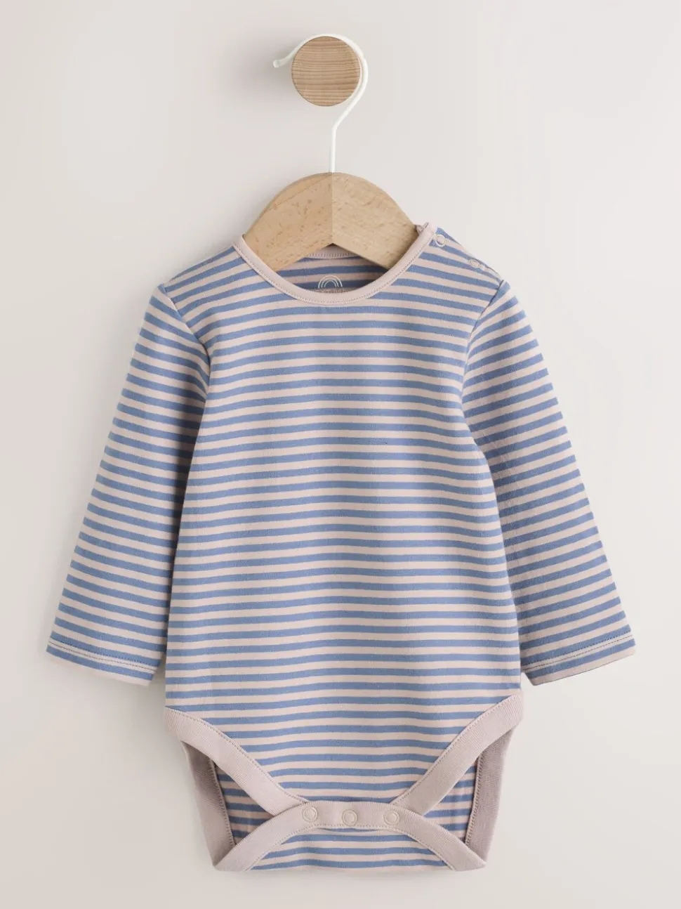Blauw met dinosaurus - Babyset van denim bretelbroeken en bodysuit (0 mnd - 2 jr)