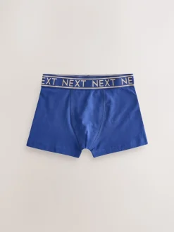 Blauw met goudkleurige tailleband - Verpakking van 7 trunks (2-16jr)