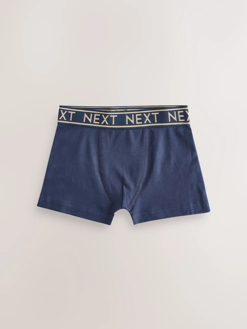 Blauw met goudkleurige tailleband - Verpakking van 7 trunks (2-16jr)