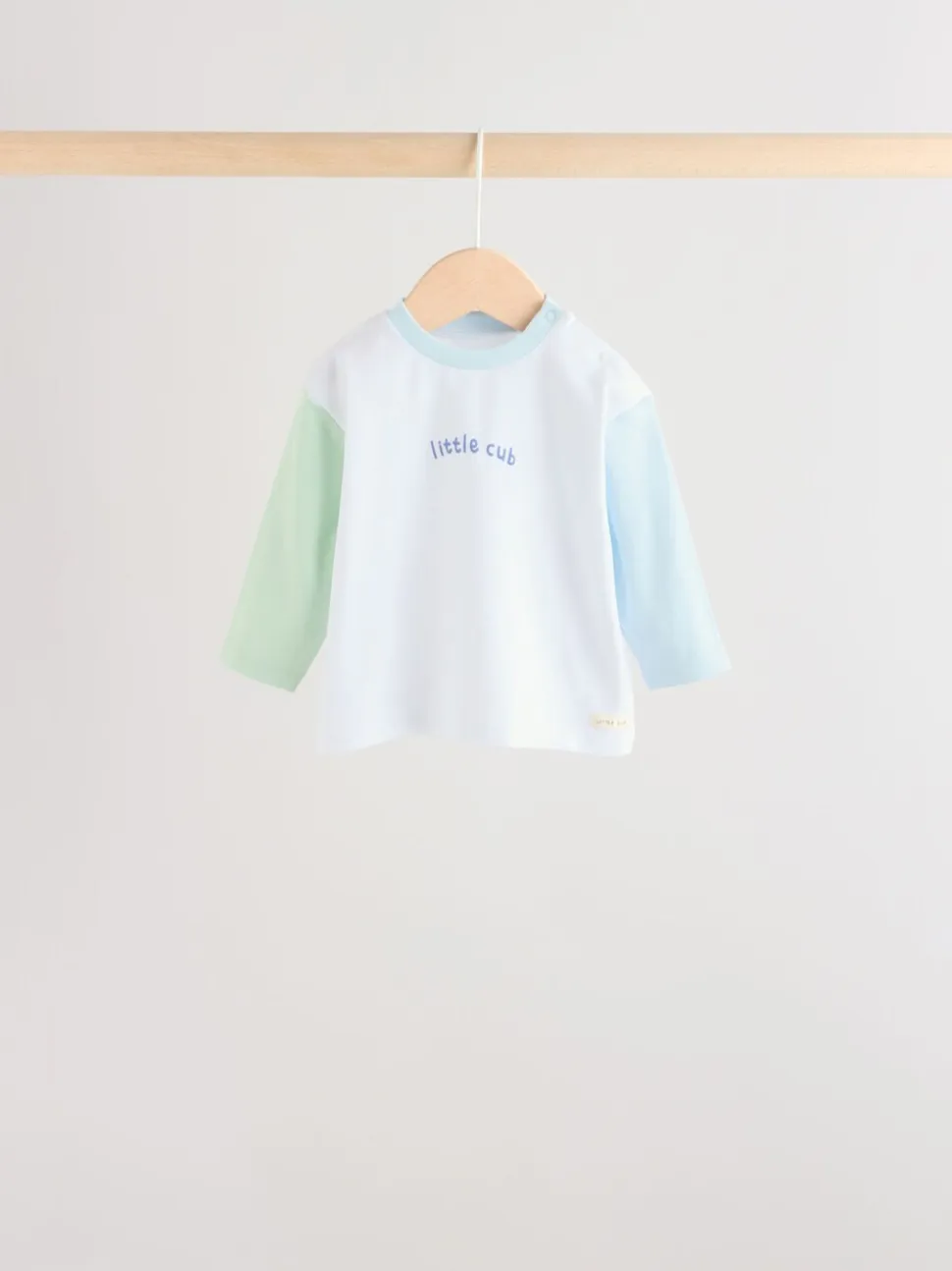 Blauw met safariprint - Baby Top & Leggings 6 Piece Set (0mths-3yrs)