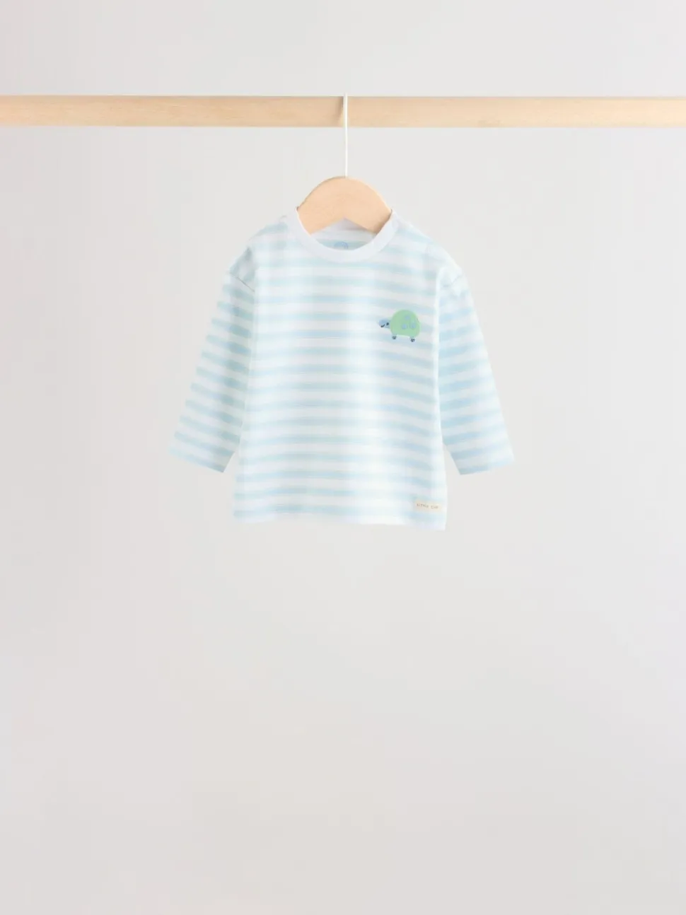 Blauw met safariprint - Baby Top & Leggings 6 Piece Set (0mths-3yrs)