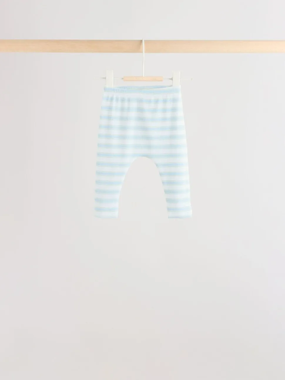 Blauw met safariprint - Baby Top & Leggings 6 Piece Set (0mths-3yrs)