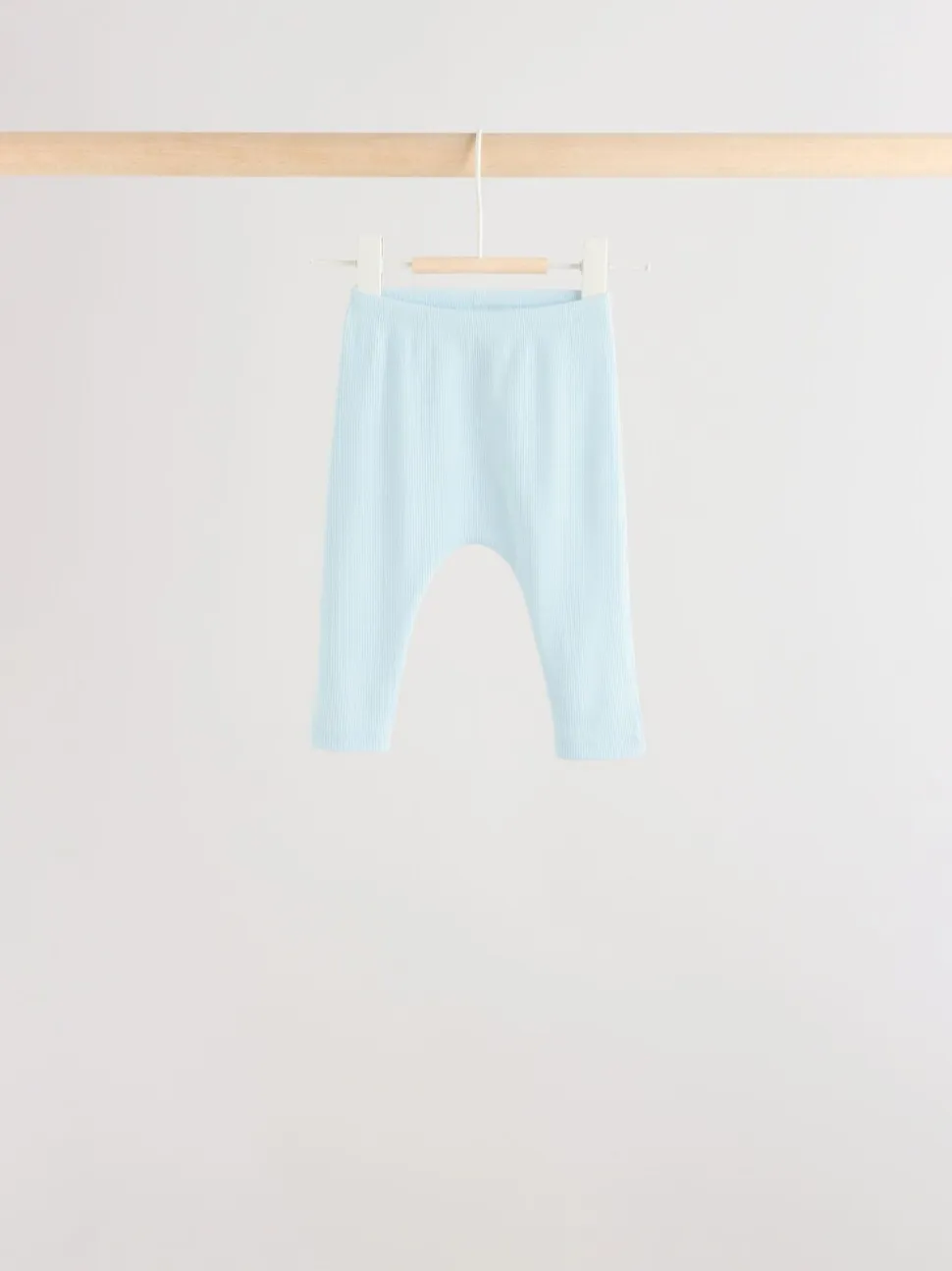 Blauw met safariprint - Baby Top & Leggings 6 Piece Set (0mths-3yrs)