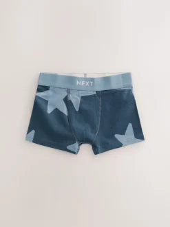 Blauw met sterren en strepen - Verpakking van 10 trunks (1,5-16jr)