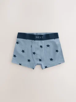 Blauw met sterren en strepen - Verpakking van 10 trunks (1,5-16jr)