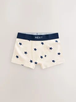 Blauw met sterren en strepen - Verpakking van 10 trunks (1,5-16jr)